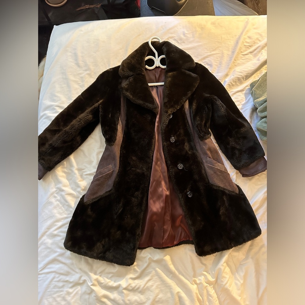 Vintage 70’s Borgana Faux Fur Coat